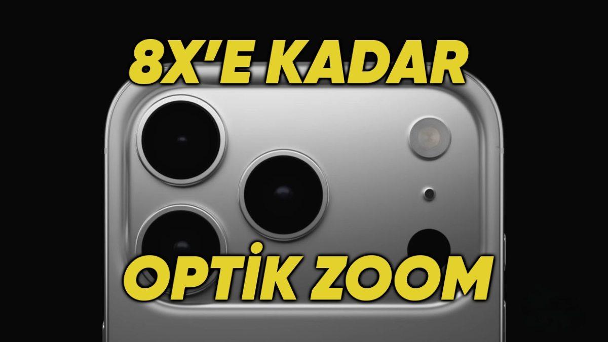 iPhone 17 Pro Max’in Kamerası Baştan Aşağı Değişebilir: Hem de Daha Yüksek Çözünürlüklü Bir Telefoto Kamera ile!