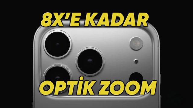 iPhone 17 Pro Max’in Kamerası Baştan Aşağı Değişebilir: Hem de Daha Yüksek Çözünürlüklü Bir Telefoto Kamera ile!