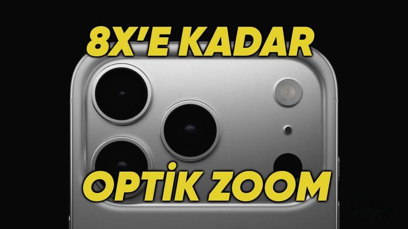 iPhone 17 Pro Max’in Kamerası Baştan Aşağı Değişebilir: Hem de Daha Yüksek Çözünürlüklü Bir Telefoto Kamera ile!