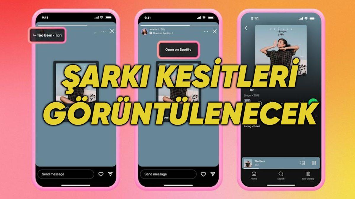 Instagram Hikayeler’de Spotify’daki Şarkılar Dinlenebilecek