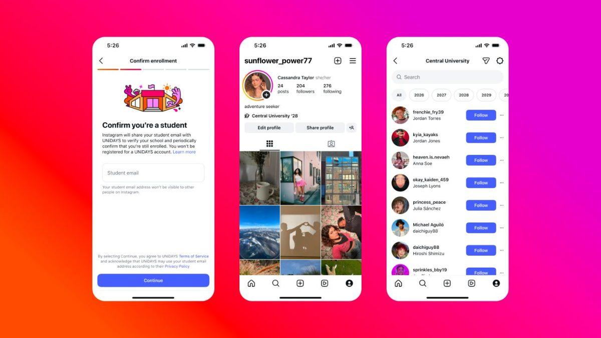 Instagram’dan Üniversite Öğrencilerine Özel Yeni Özellik Geldi: Sınıf ve Yıl Filtresiyle Arama Yapılabilecek