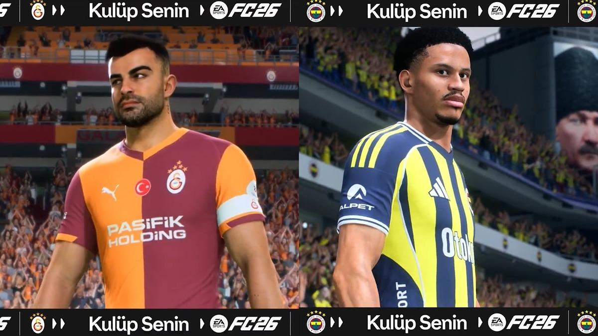 Galatasaray ve Fenerbahçe’nin FC 26 İçin Oyuncu Yüzleri Tarandı [Video]