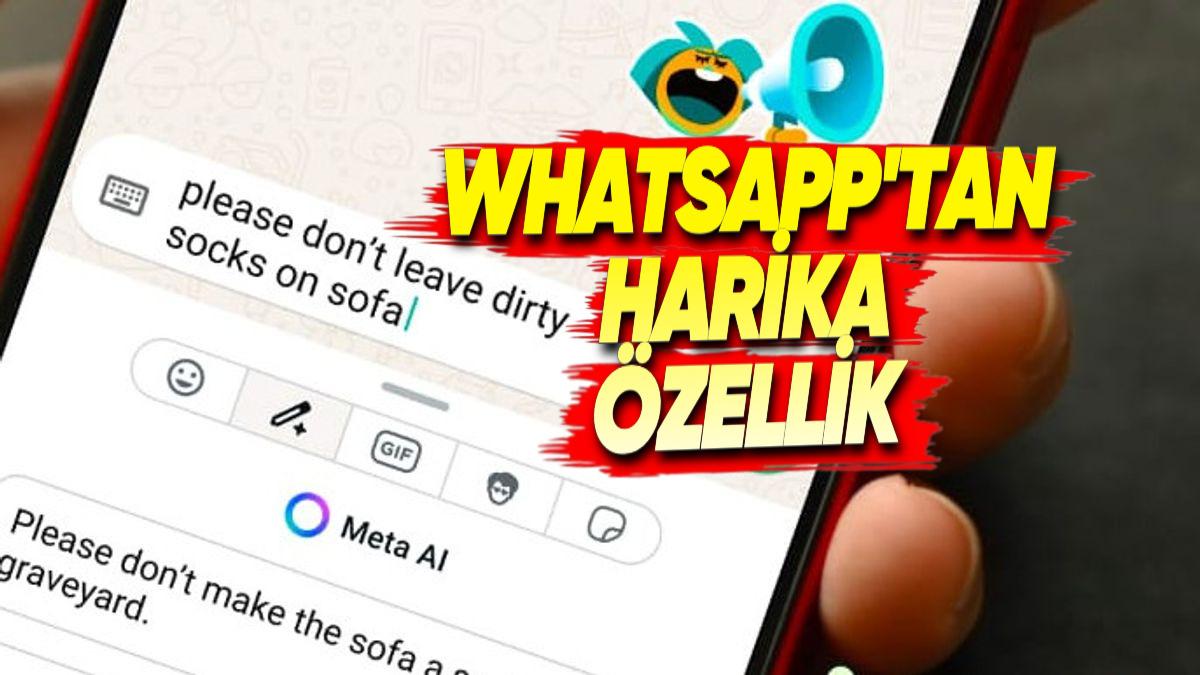 WhatsApp’a, Mesajda Ne Yazacağını Bilemeyenler İçin Hayat Kurtaran Bir Yapay Zekâ Özelliği Geldi