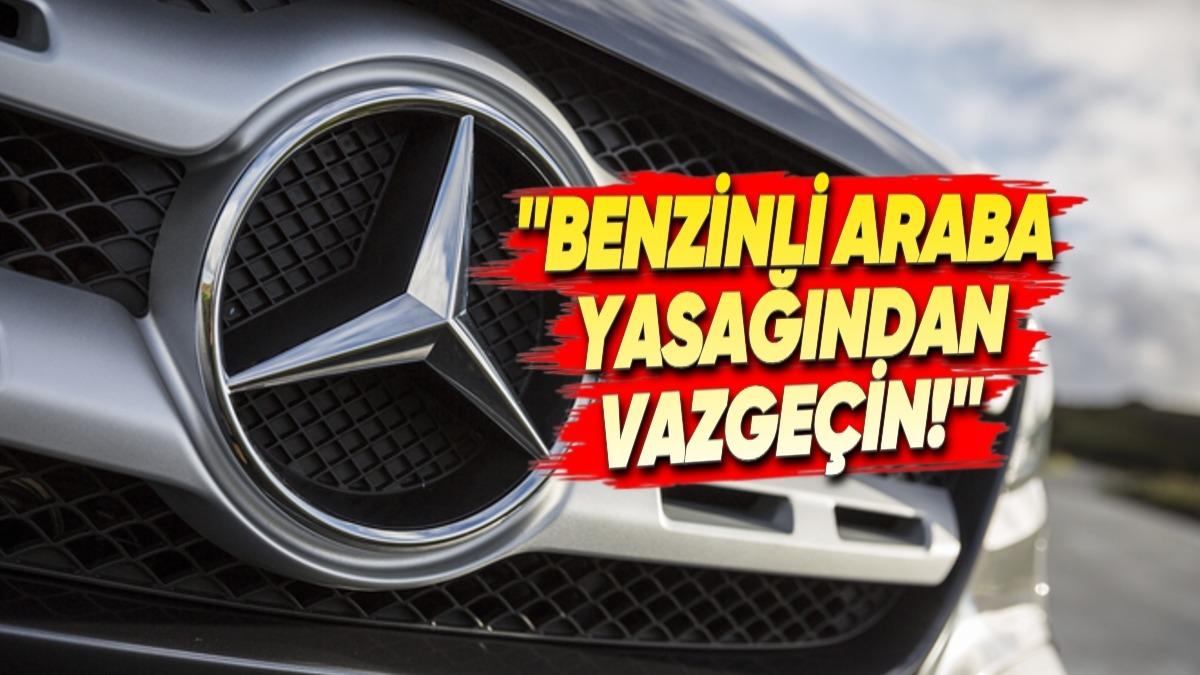 Mercedes Patronundan Acı İtiraf: Avrupa, Benzinli Araçları Yasaklamaktan Vazgeçmeli