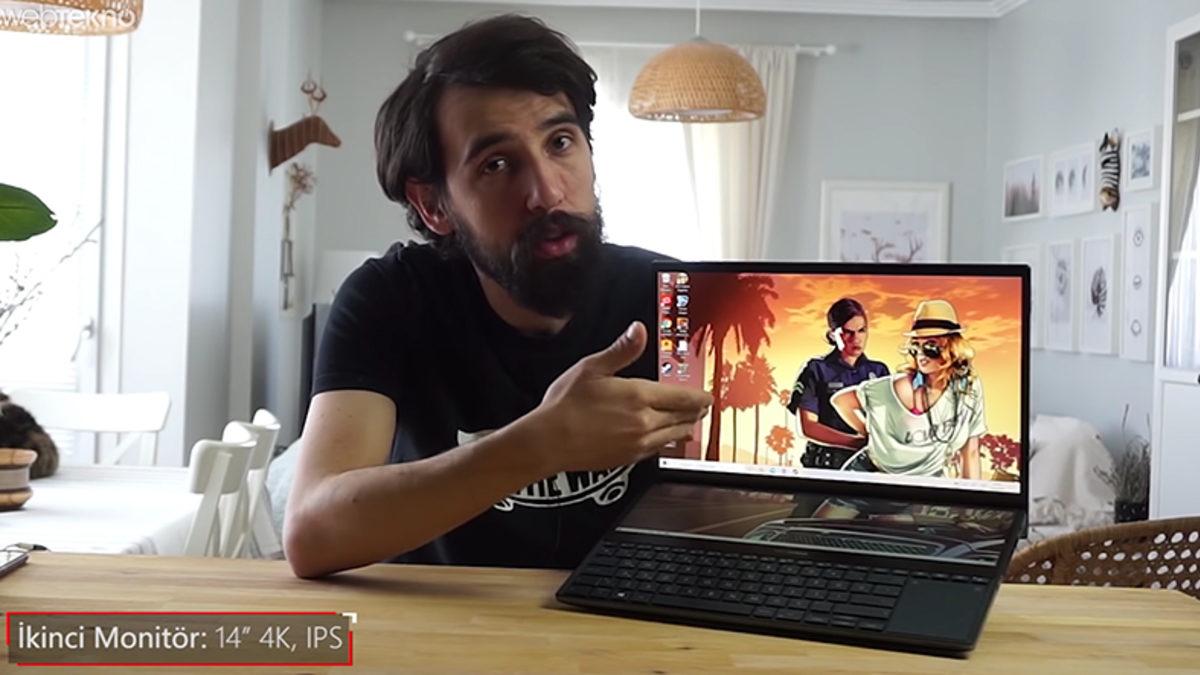 Klavyenin Üstüne Monitör Sığdıran Çift Ekranlı Dizüstü Bilgisayar Zenbook Pro Duo'yu İnceledik