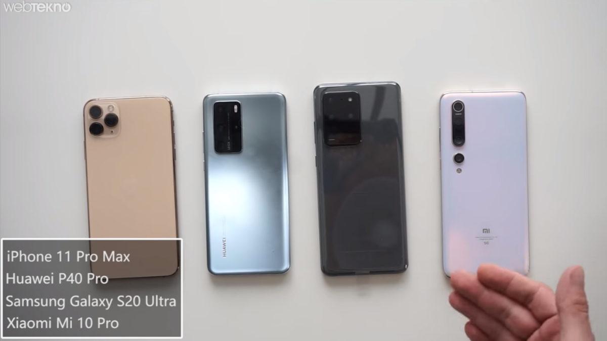 Ben Tek Siz Hepiniz: iPhone 11 Pro vs Mi 10 Pro + P40 Pro + Galaxy S20 Ultra