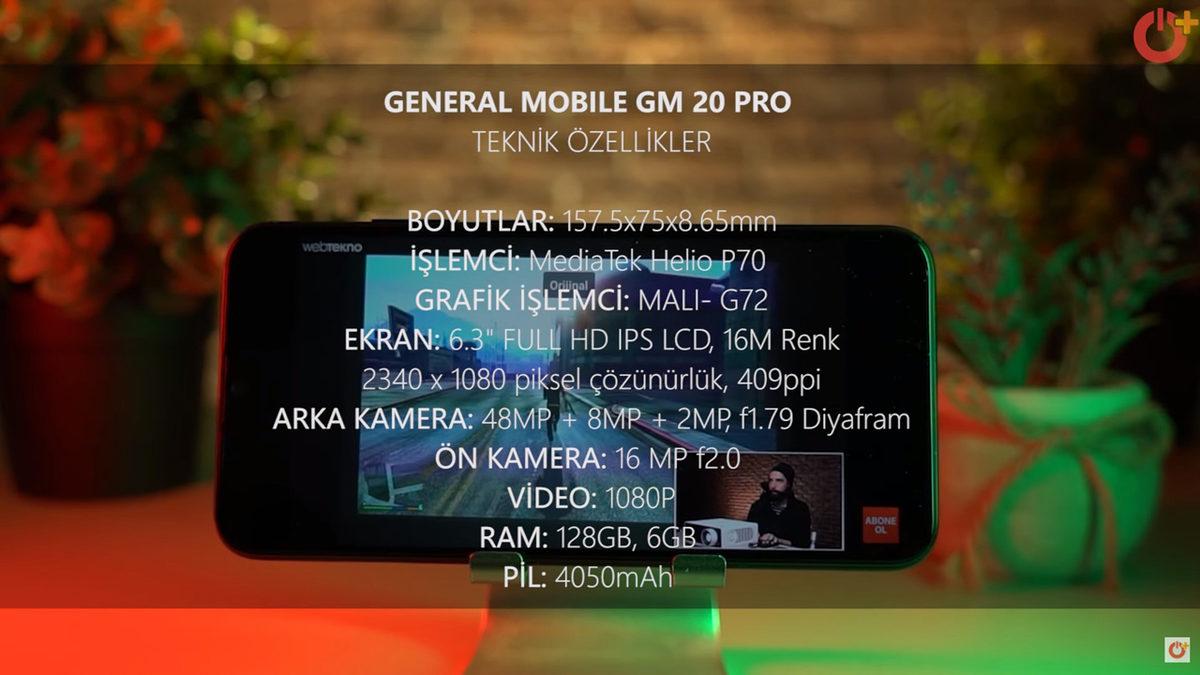 2300 TL'lik Fiyatıyla Dikkat Çeken GM 20 Pro'yu İnceledik