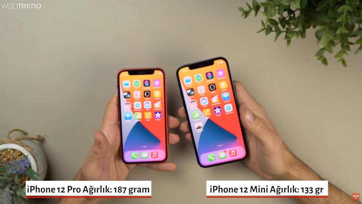 Buzluktan Çıkardığımız iPhone 12'yi iPhone Mini ile Karşılaştırdık