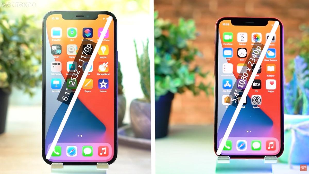 Buzluktan Çıkardığımız iPhone 12'yi iPhone Mini ile Karşılaştırdık