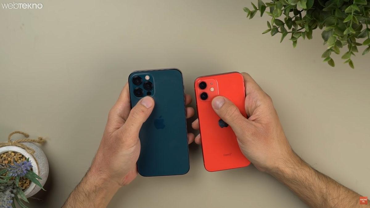 Buzluktan Çıkardığımız iPhone 12'yi iPhone Mini ile Karşılaştırdık