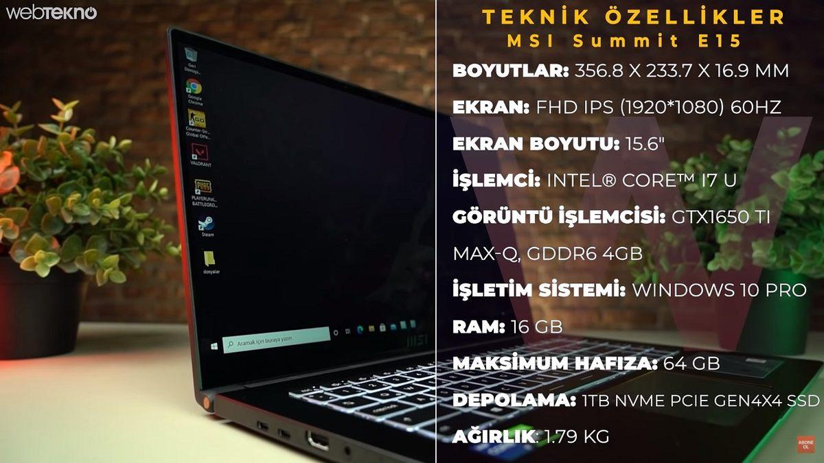 Masaya Örtü Gibi Serilebilen MSI Laptop İncelemesi