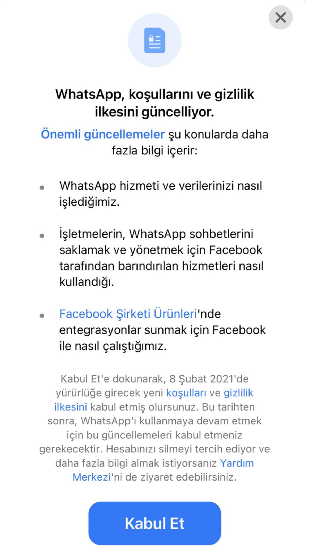 Kulağımızın Arkası Bize Kalsın: WhatsApp Tüm Özel Hayatımızı İfşa Etmek İçin İzin İstiyor!