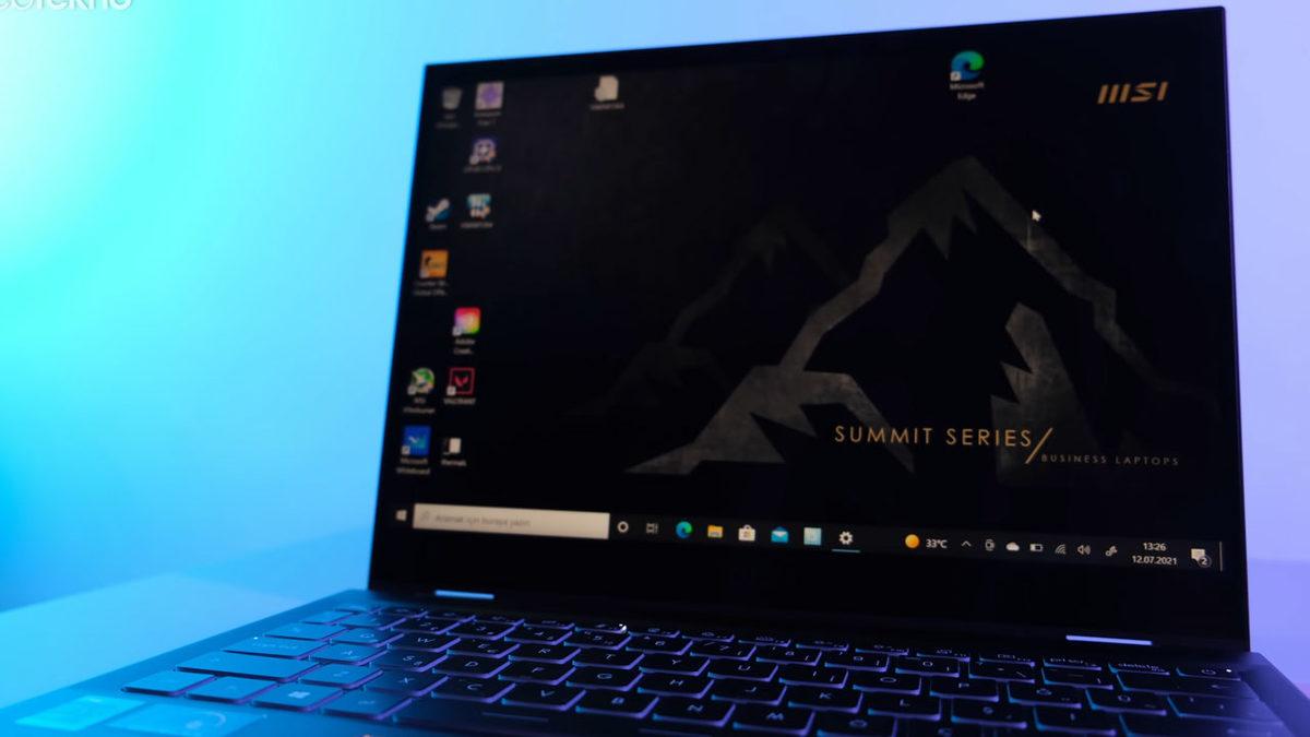 Kamp Çadırı Gibi Katlanan Dizüstü Bilgisayar: MSI Summit E13 Flip Evo İnceleme