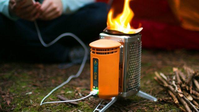 Telefonunuzu ’Ateşle’ Şarj Eden Cihaz: BioLite Kamp Ocağı
