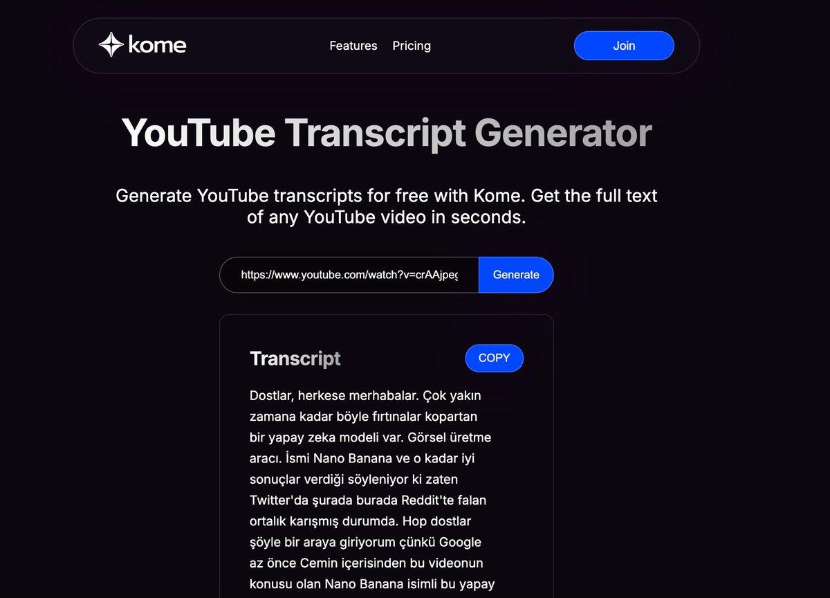 Youtube Videolarını Metne Çevirmenizi Sağlayan Ücretsiz Yapay Zekâ Araçları