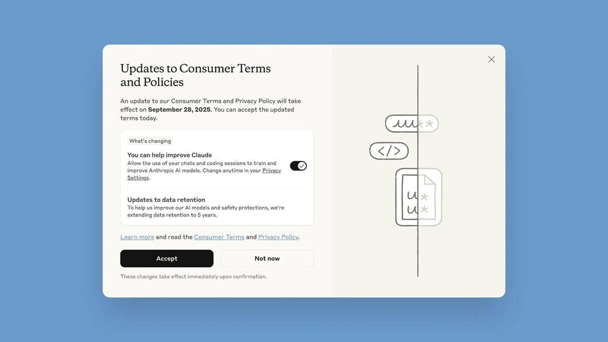 Claude da Kervana Katıldı: Anthropic Yakında Yapay Zekâyı Eğitmek İçin Kullanıcı Sohbetlerini Kullanmaya Başlayacak!