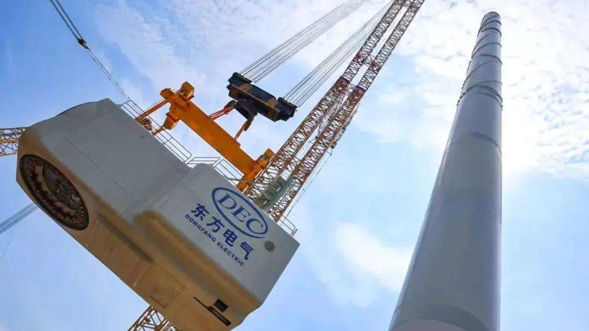 3 Futbol Sahası Genişliğinde: Çin Dünyanın En Güçlü Rüzgar Türbinini Kuruyor