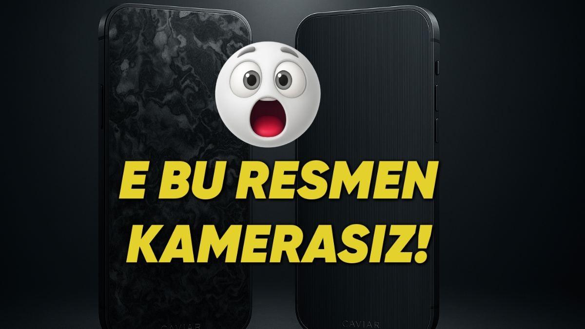 430 Bin TL’lik Özel Tasarım "Kamerasız" iPhone 17 Pro Max Satışa Sunuldu (Bu Telefondan Tim Cook’un Bile Haberi Yok)