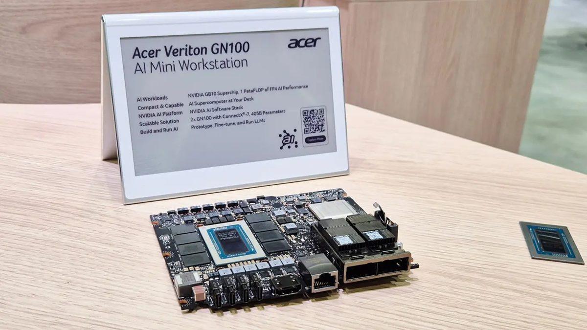 Acer Yeni Yapay Zekâ Canavarı Mini PC’si Veriton GN100’ü Tanıttı (Full Paket Yapay Zekâ İstasyonu Arayanlara)