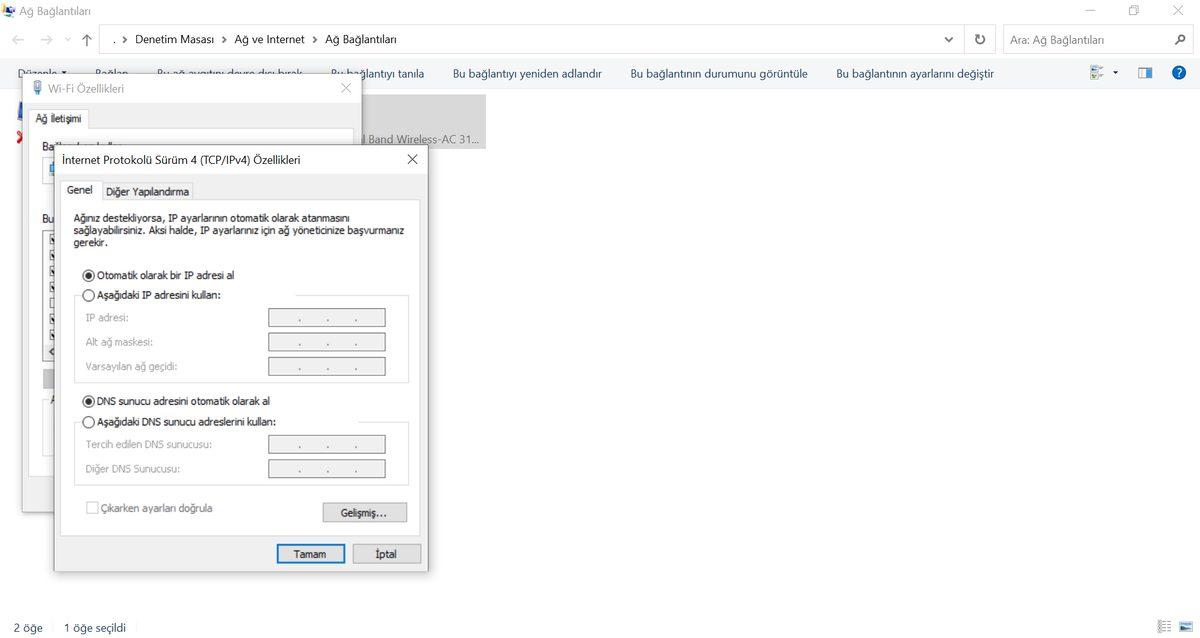 İnternete Bağlanmak da Sorun mu Yaşıyorsunuz: 