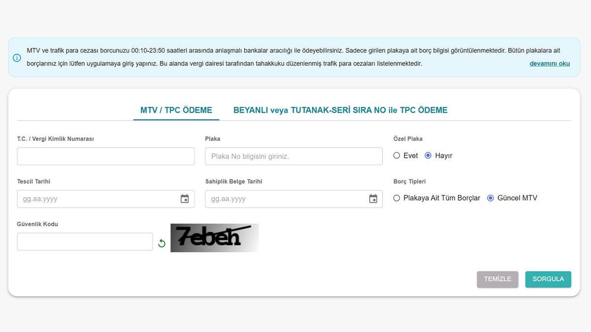 Yarın Son Gün: 2025 MTV Sorgulama ve Ödeme Nasıl Yapılır?