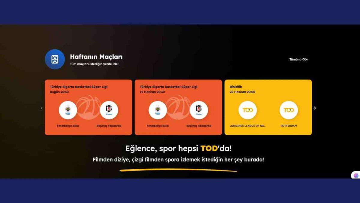 Süper Lig, Premiere League, Binbir Çeşit Dizi ve Film Tek Platformda: TOD Nedir, Nasıl Kullanılır, Üyelik Ücreti Ne Kadar?