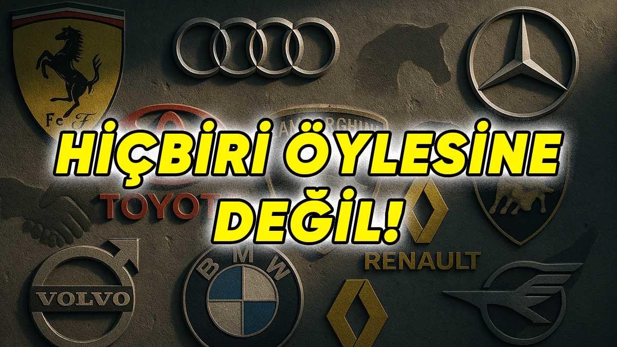 Dünyaca Ünlü Otomobil Markalarının Aslında Hiç Bilmediğiniz Logo Anlamları!