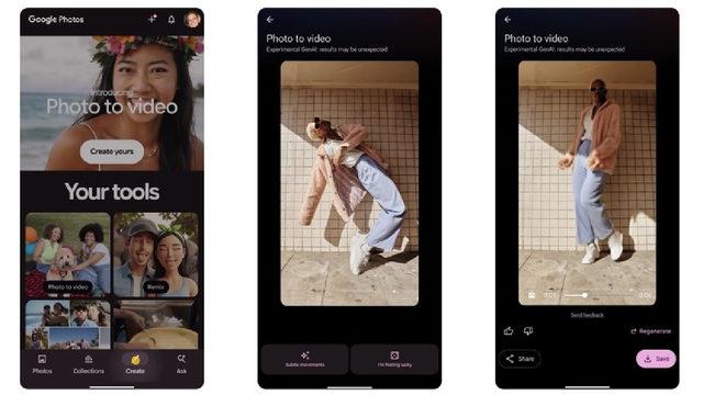 Google Fotoğraflar'a Veo 3 Desteği Geldi