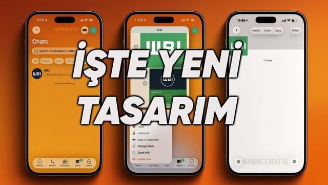 WhatsApp, iOS 26 ile Birlikte iPhone Uygulamasının Tasarımını Değiştirecek: İşte Liquid Glass'lı Yeni Görünüm