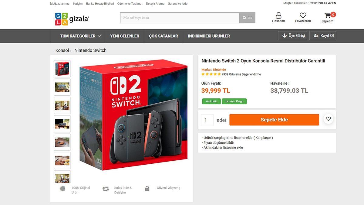 Nintendo Switch 2’nin Türkiye Fiyatına Daha Satışa Sunulmadan Zam Geldi: İşte Yeni Fiyat