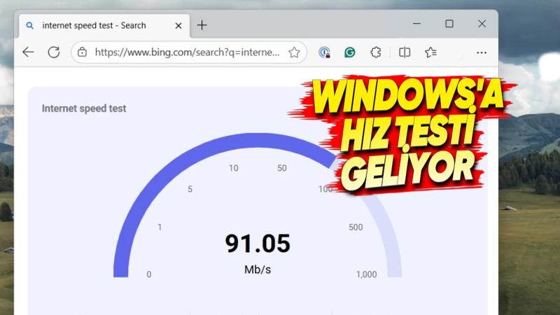 Windows 11'e İnternet Hız Testi Özelliği Geliyor!