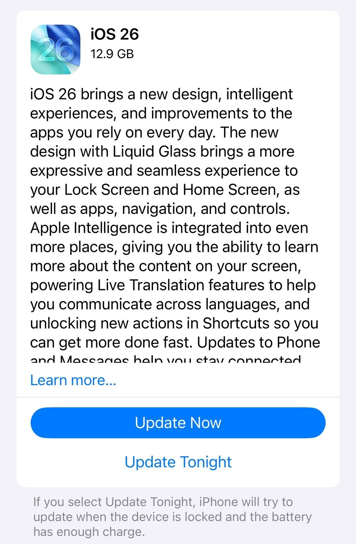 iOS 26 iOS 26