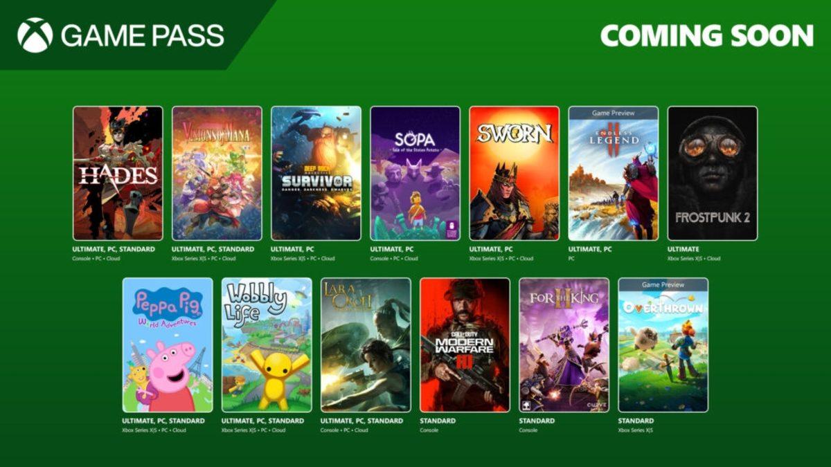 Xbox Game Pass yeni oyunlar