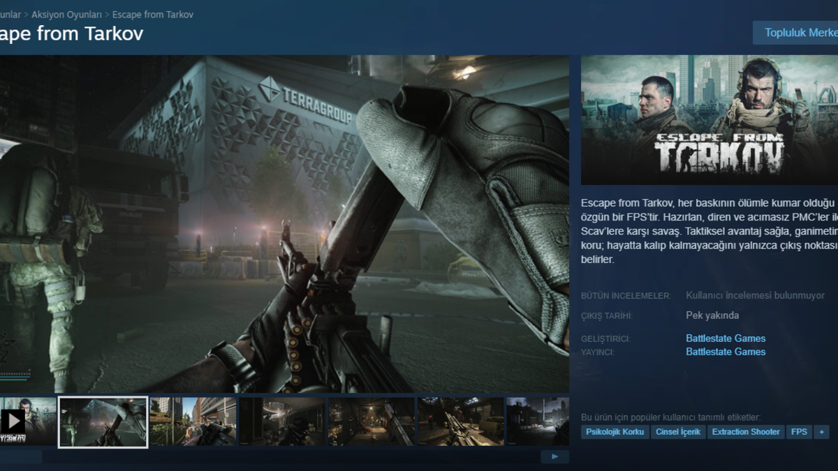 Escape from Tarkov sahipleri, Steam'den oynamak için yeniden satın almak zorunda