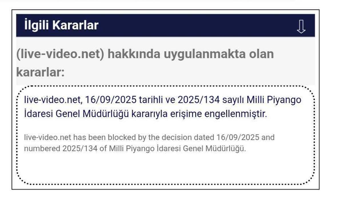 live-video.net Erişim Engeli