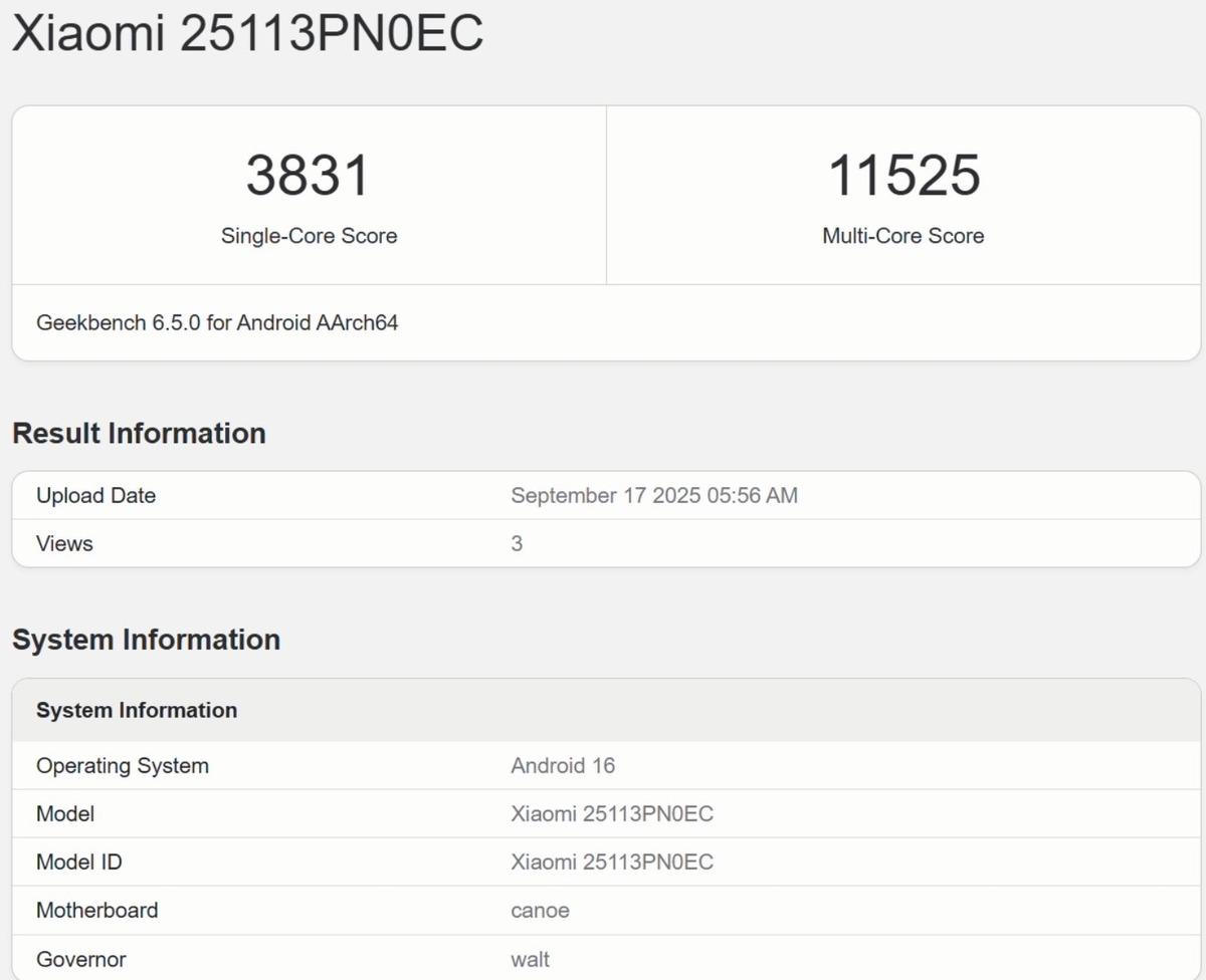 Snapdragon 8 Elite Gen 5