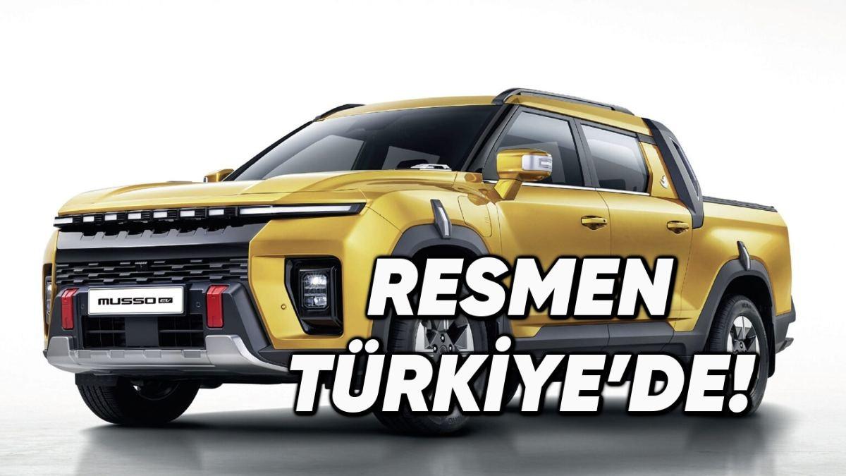Elektrikli Pick-up KGM MUSSO EV  Türkiye’de: İşte Fiyatı
