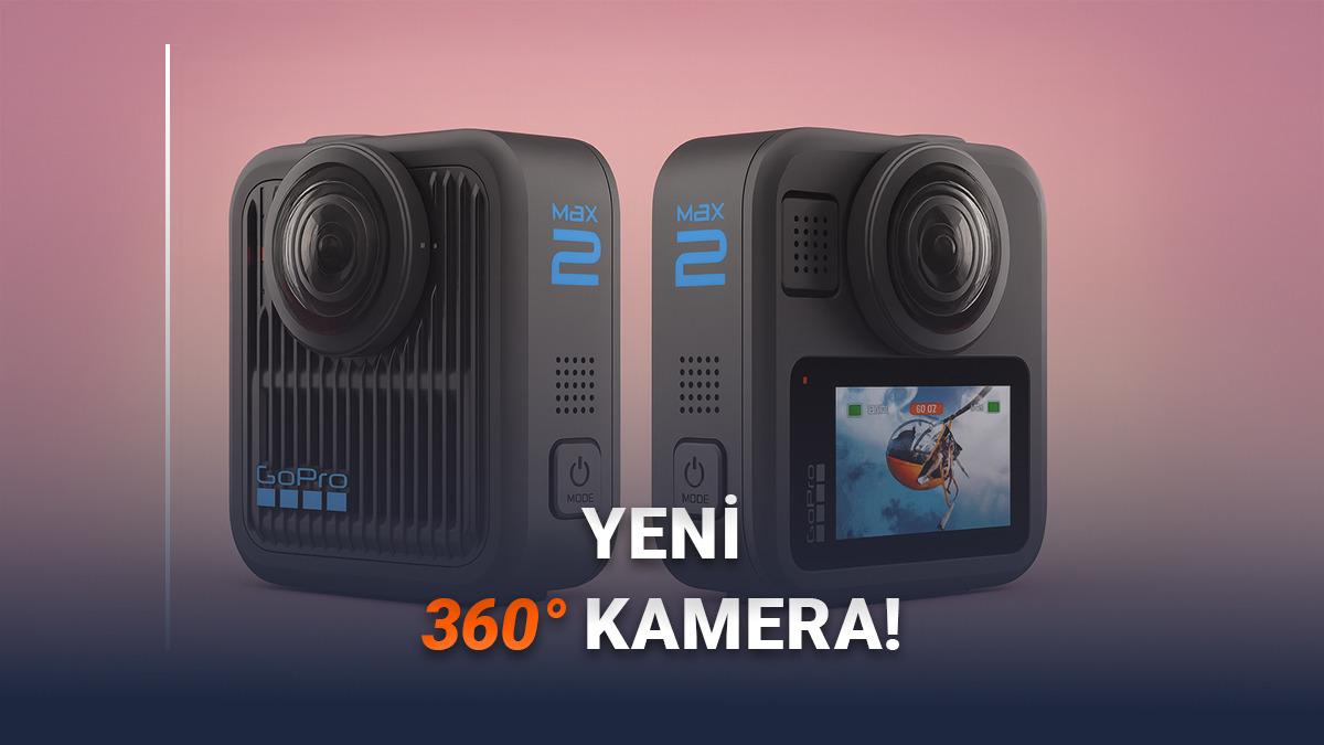 GoPro, Çok Konuşulacak Yeni 360 Derece Kamerasını Tanıttı: İşte Karşımızda Max2 360!