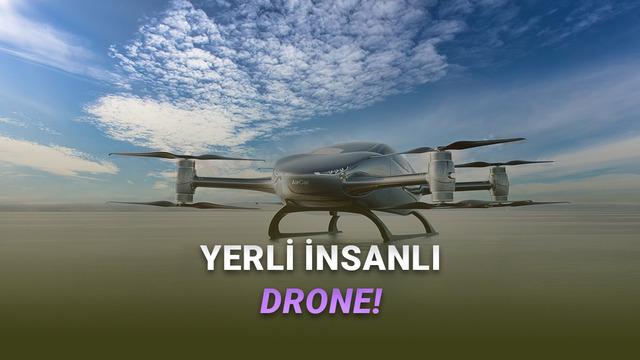  Türkiye'nin İlk İnsanlı Drone'u AirCar Ön Siparişe Açıldı 