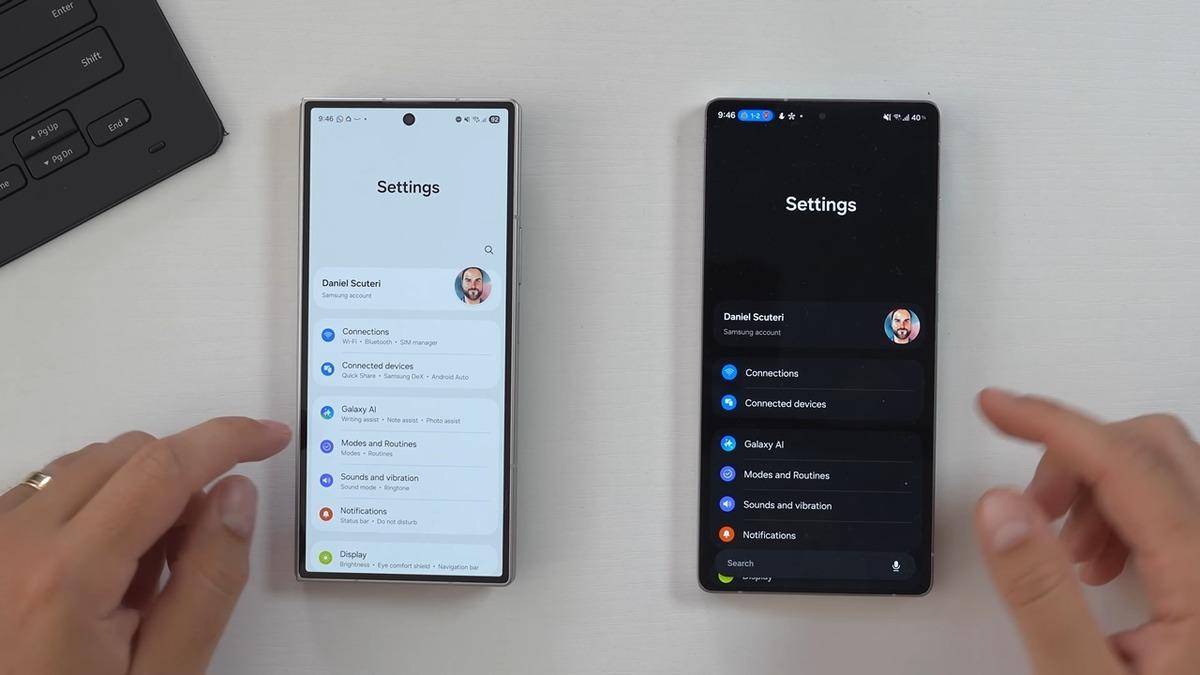 One UI 8 vs. One UI 8.5