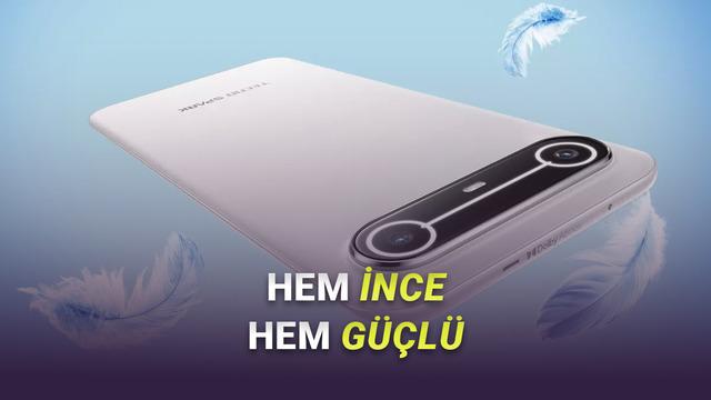  Dünyanın En İnce Kavisli Ekranlı 5G Telefonu TECNO Spark Slim 5G Türkiye'de 