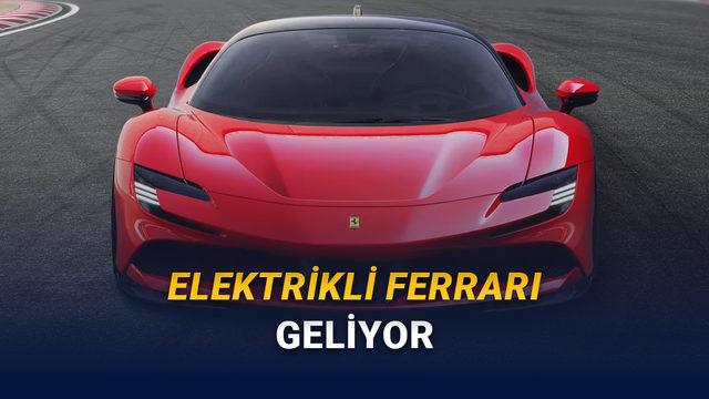  İlk Elektrikli Ferrari'nin Teknik Özellikleri Açıklandı: 986 Beygir Gücü! 
