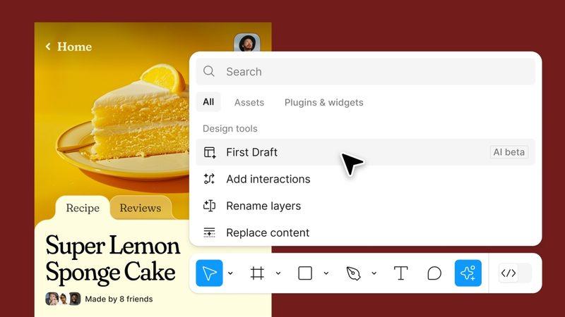 Hafta başında ChatGPT'ye entegre edilen Figma'ya şimdi de Google Gemini geliyor