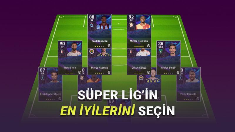 TFF ile eFootball İş Birliği Yaptı: Süper Lig'in En İyi 11'lerini Seçeceksiniz
