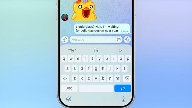  Telegram, iPhone uygulaması için Liquid Glass benzeri tasarımını gösterdi 