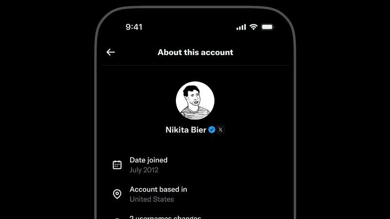 X artık bir hesabın ne zaman açıldığını, hangi ülkeden paylaşım yaptığını, geçmiş bilgilerini gösterecek