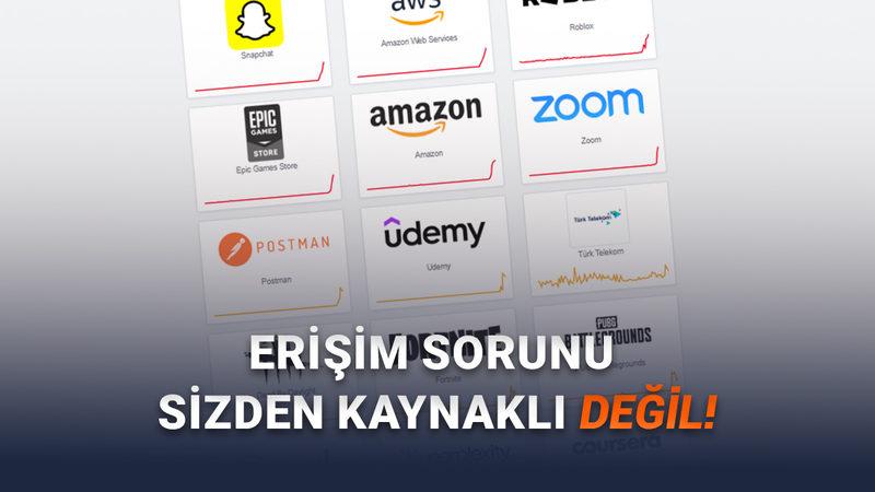 AWS Çöktü: Türkiye'de Dahil Tüm Dünyada İnternet Sitelerine, Oyunlara Girilemiyor!