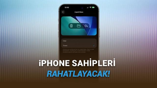  Apple R Yaptı: iPhone'larda Liquid Glass Tasarım Açıp Kapatılabilecek 