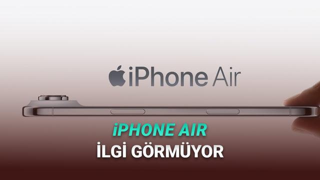 İnce Tasarımlı iPhone Air Sınıfta Kaldı: Apple, Üretimi Düşürüyor!