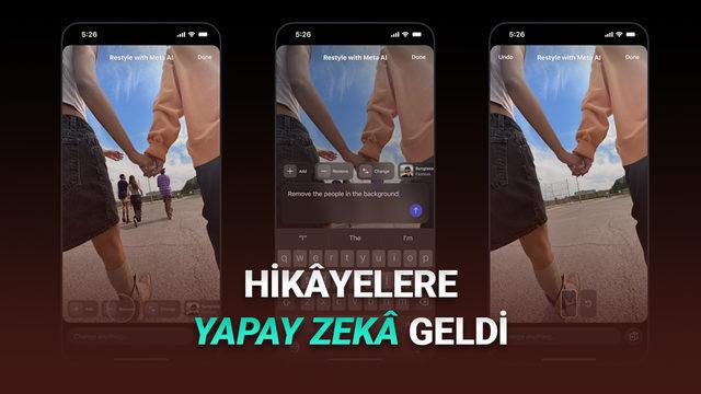  Instagram Hikâyelerine Yapay Zekâyla Görsel ve Video Düzenleme Eklendi! 